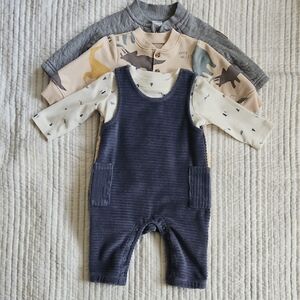Carter's Gray and Cream Kids One Piece